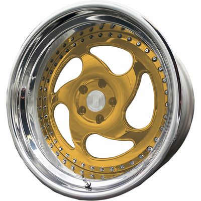 Heritage Avus Gold Polished Wheel