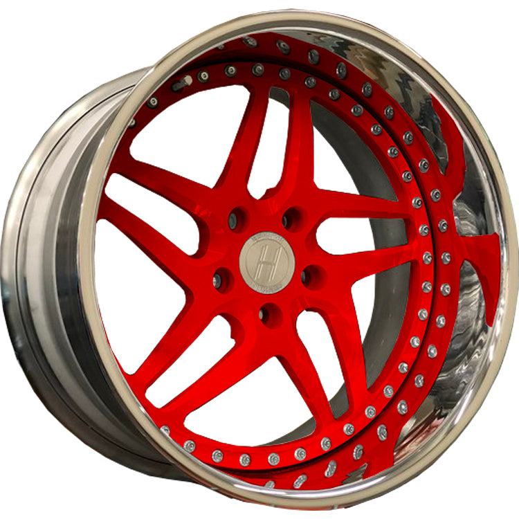 Heritage Ebisu Directional Red Polished Wheel