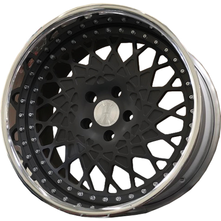 Heritage Fuji Directional Gray Polished Wheel