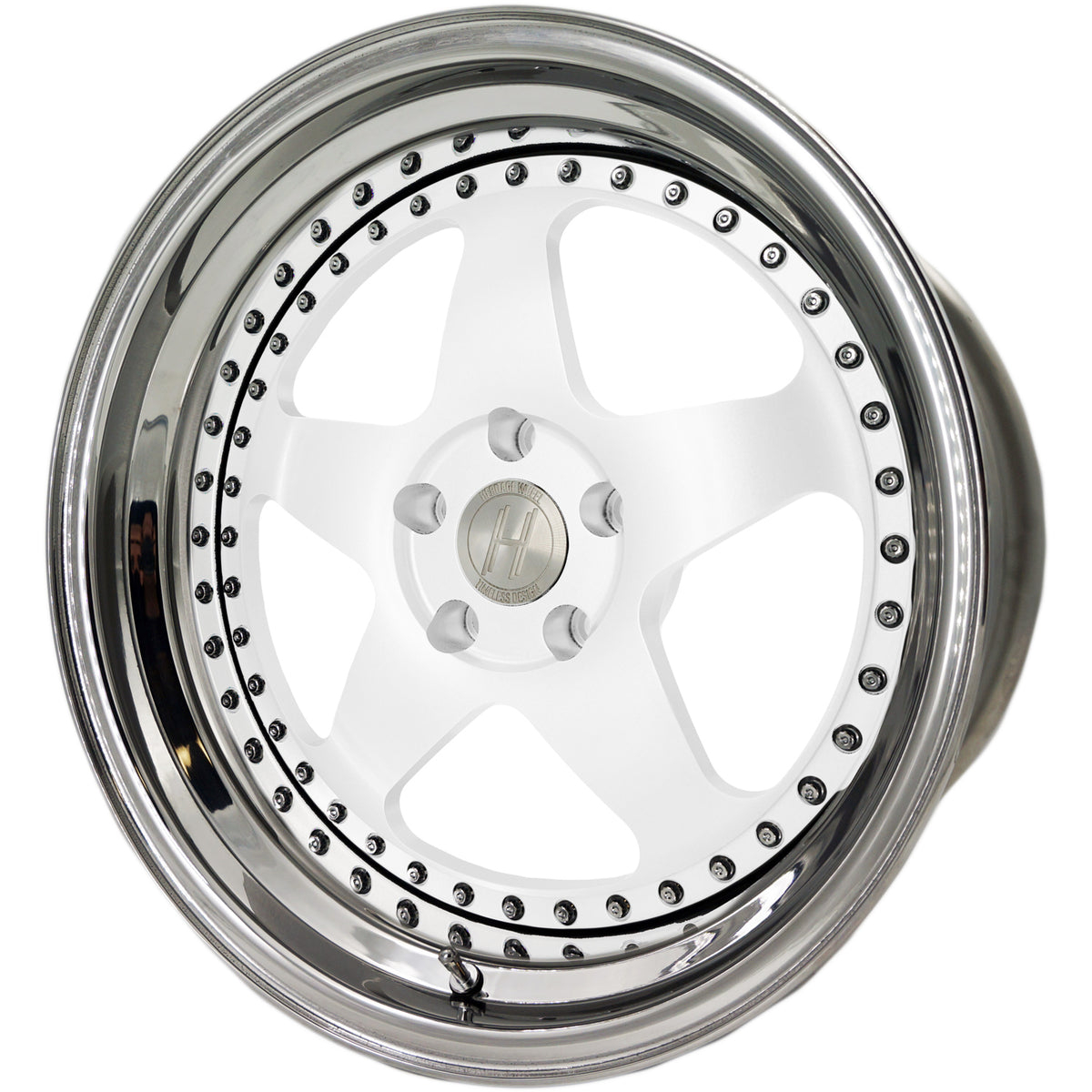Heritage Imola White Polished Wheel