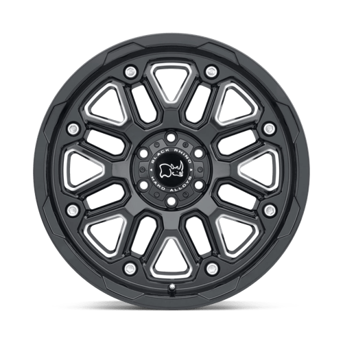 Black Rhino HOLLISTER 18x9.5 -18 Gloss Black with Milled Spokes