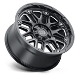 Black Rhino HOLLISTER 20x9.5 +6mm Gloss Black with Milled Spokes