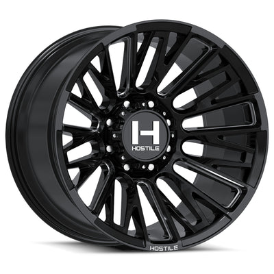 Hostile Justice Black Milled Wheel