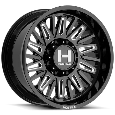 Hostile Rampage Black Milled Wheel