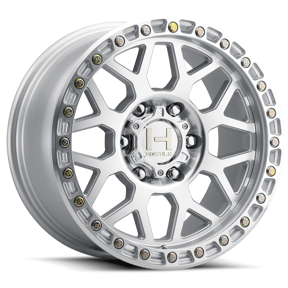 Hostile Rapture Silver Machined Wheel