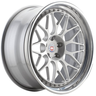 HRE 300 Silver Polished Wheel