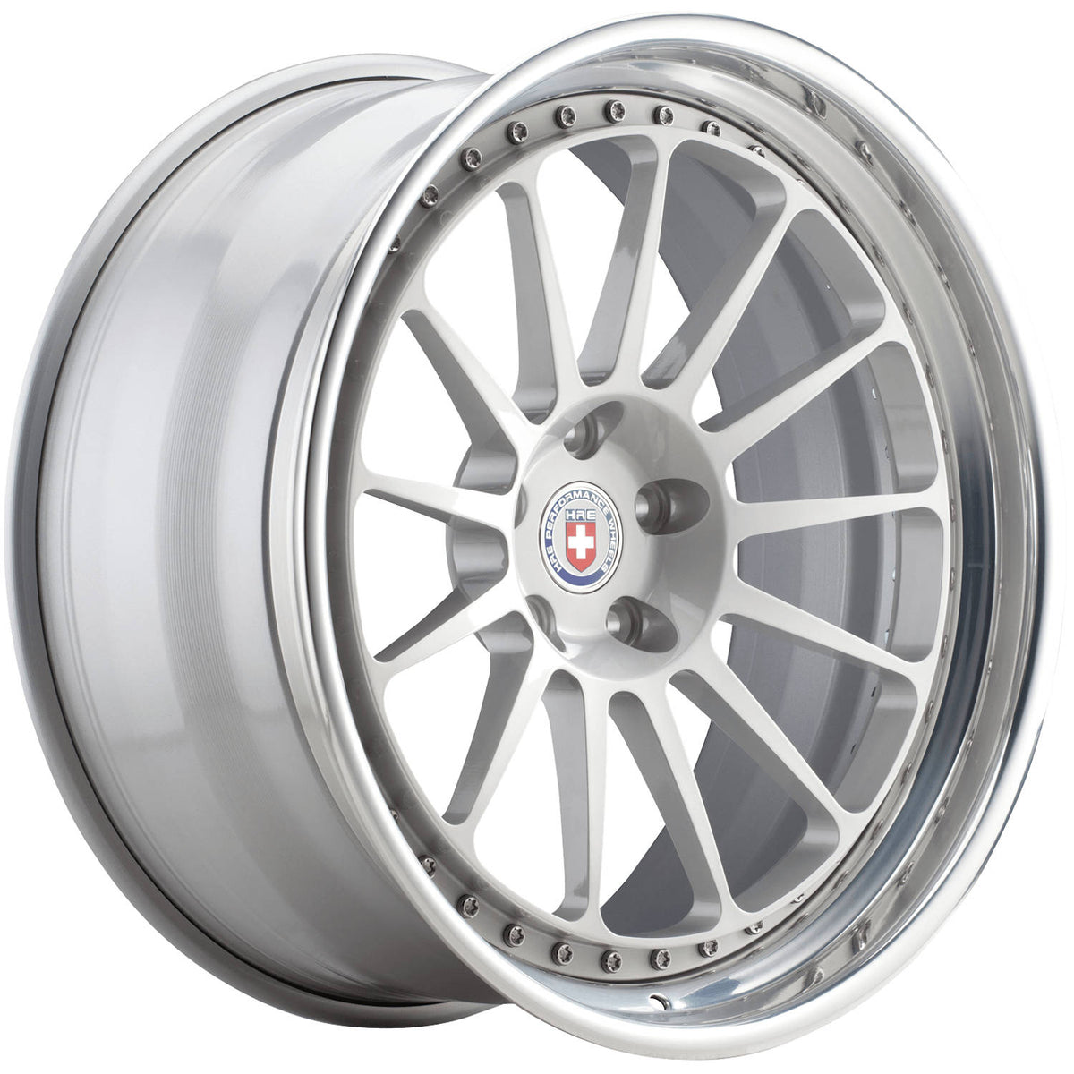 HRE 303 Silver Polished Wheel