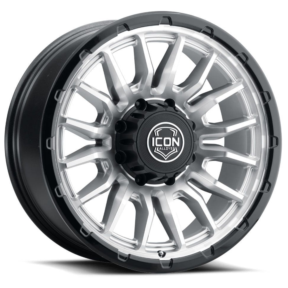 Icon Alloys Cajon Silver Machined Wheel