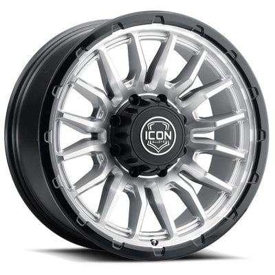 Icon Alloys Cajon Silver Machined Wheel