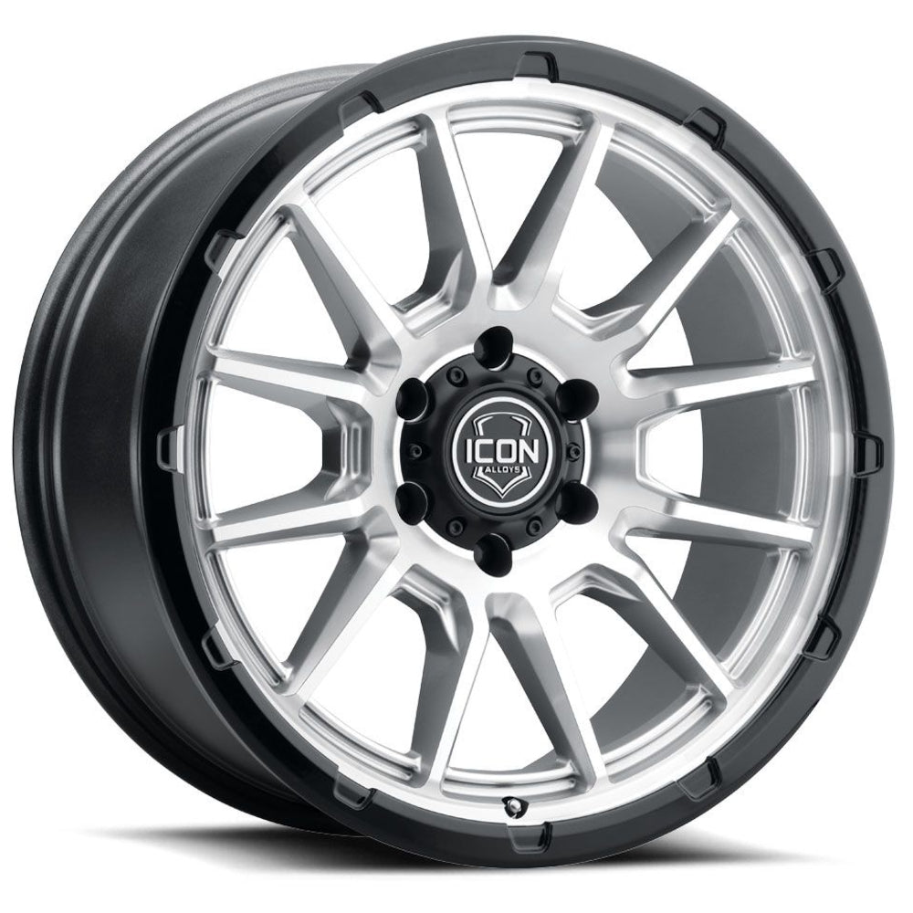Icon Alloys Cajon Silver Machined Wheel
