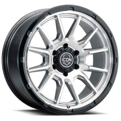 Icon Alloys Cajon Silver Machined Wheel