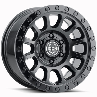 Icon Alloys Hulse Black Wheel