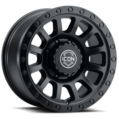 Icon Alloys Hulse Black Wheel