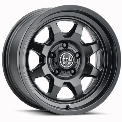 Icon Alloys Nuevo Satin Black Wheel