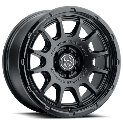 Icon Alloys Rancho Black Wheel