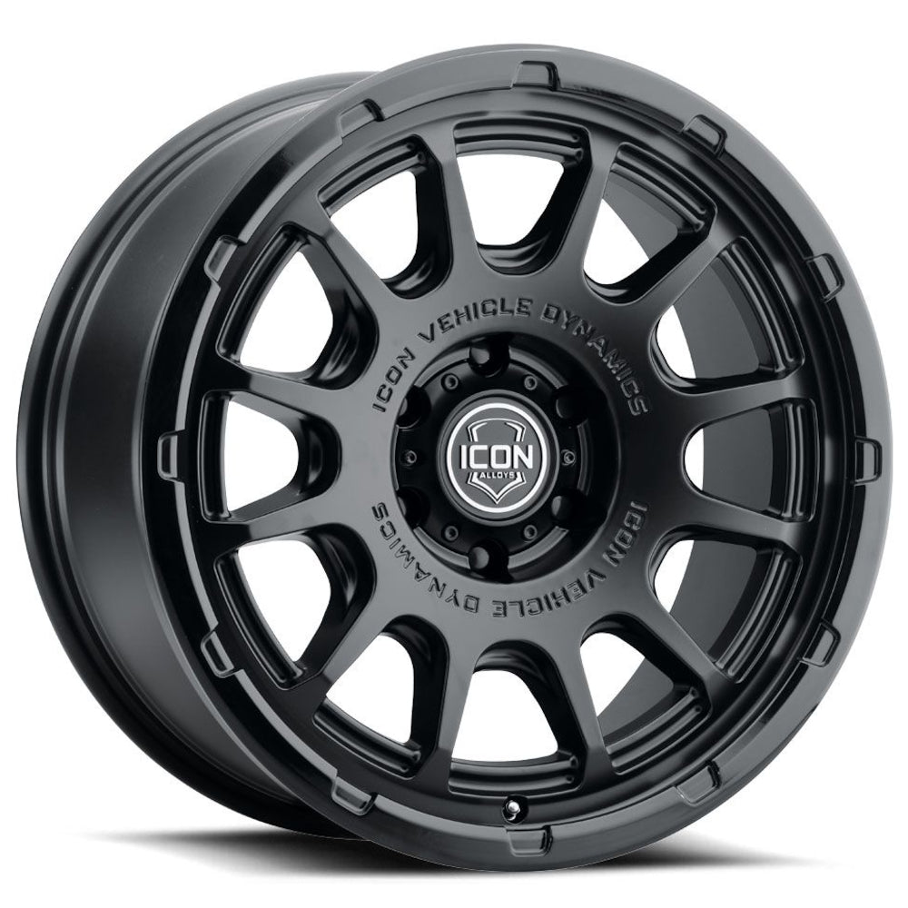 Icon Alloys Rancho Black Wheel