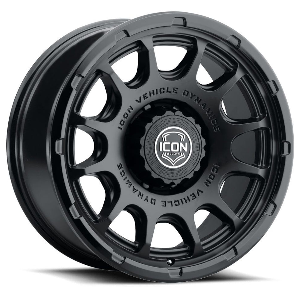 Icon Alloys Rancho Black Wheel