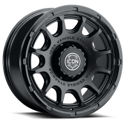 Icon Alloys Rancho Black Wheel