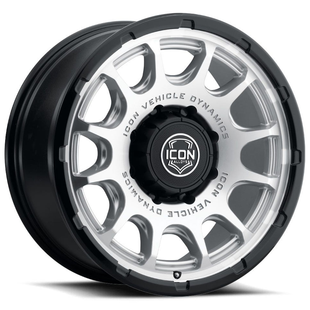 Icon Alloys Rancho Silver Machined Wheel