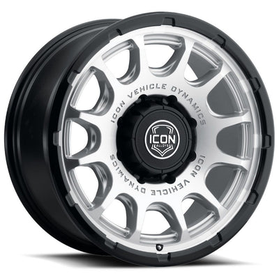 Icon Alloys Rancho Silver Machined Wheel