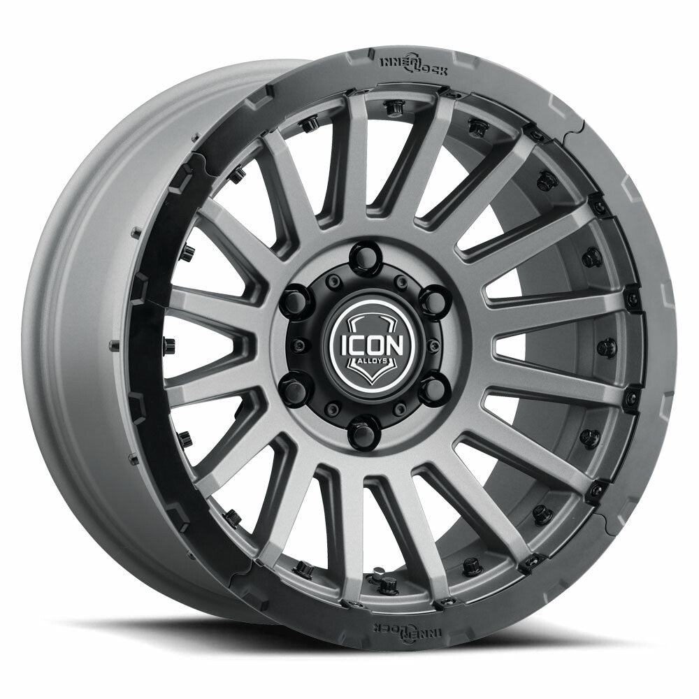 Icon Alloys Recon Pro Gray Wheel