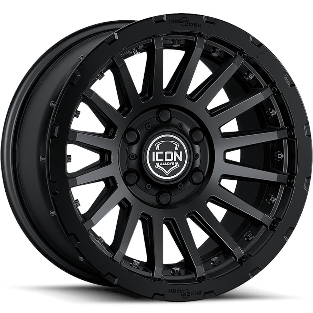 Icon Alloys Recon Pro Black Wheel
