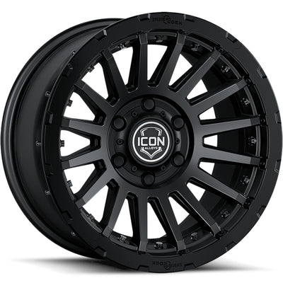 Icon Alloys Recon Pro Satin Black wheel