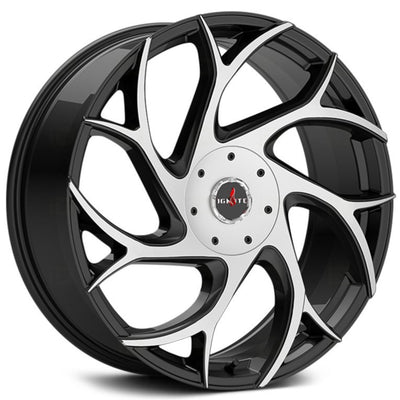 Ignite Inferno Black Machined Wheel