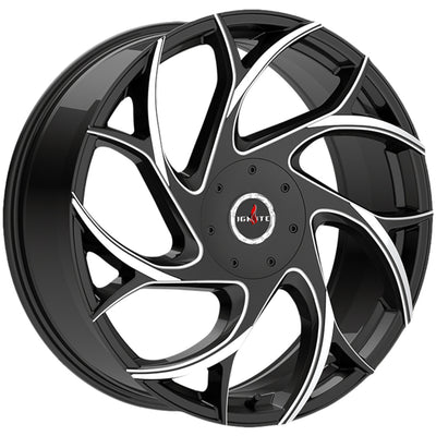 Ignite Inferno Black Milled Wheel
