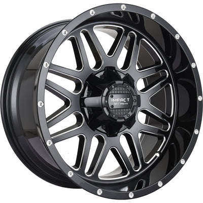 Impact Offroad 806 Black Milled Wheel
