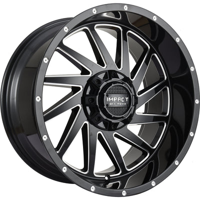 Impact Offroad 811 Black Milled Wheel