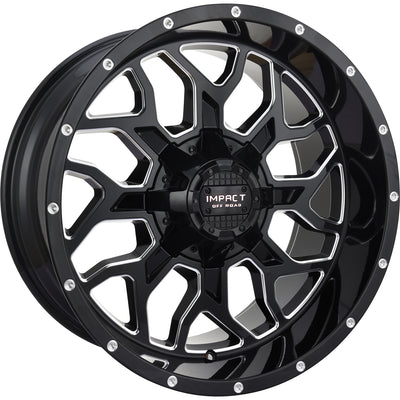 Impact Offroad 813 Black Milled Wheel