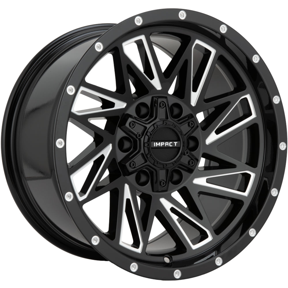 Impact Offroad 814 Black Milled Wheel