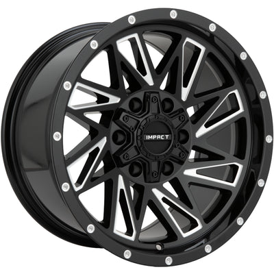 Impact Offroad 814 Black Milled Wheel