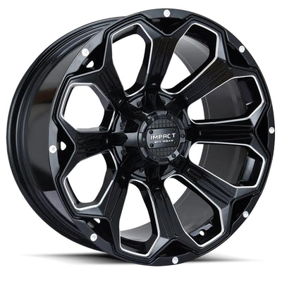 Impact Offroad 817 Black Milled Wheel