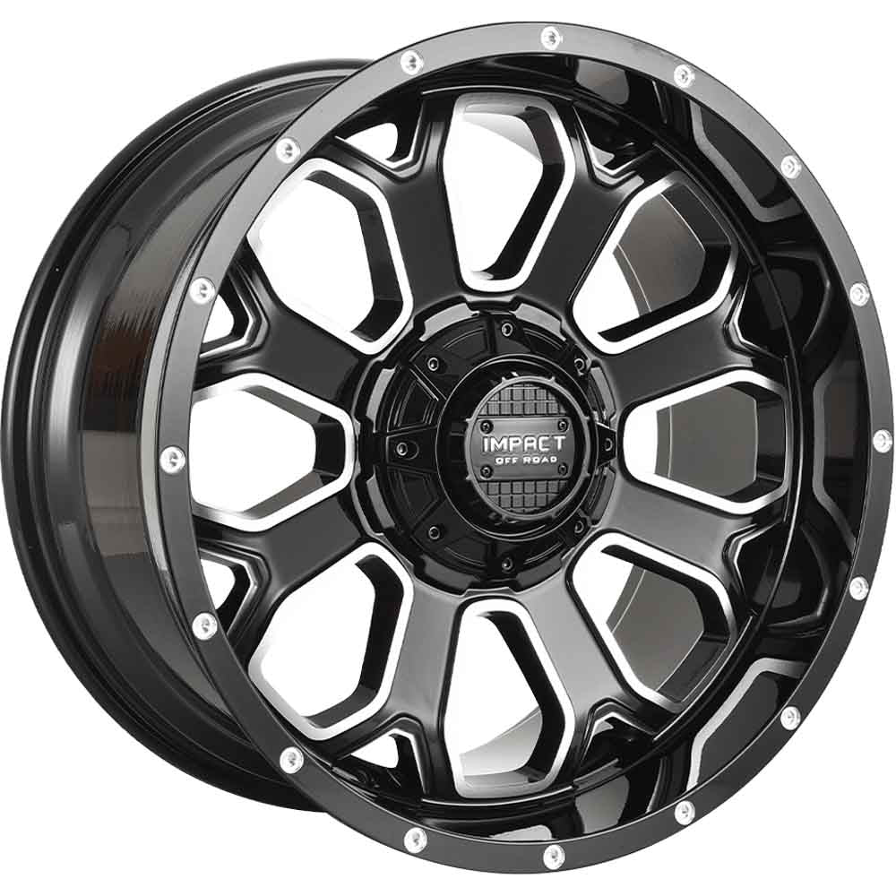 Impact Offroad 818 Black Milled Wheel