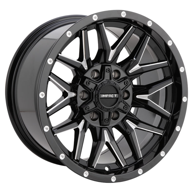 Impact Offroad 819 Black Milled Wheel