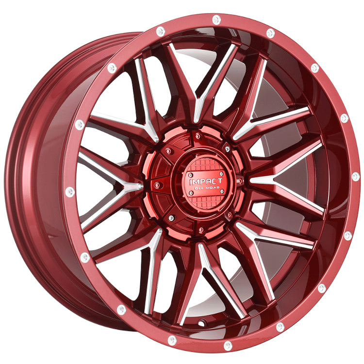 Impact Offroad 819 Red Milled Wheel