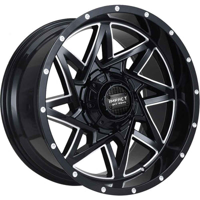 Impact Offroad 821 Black Milled Wheel