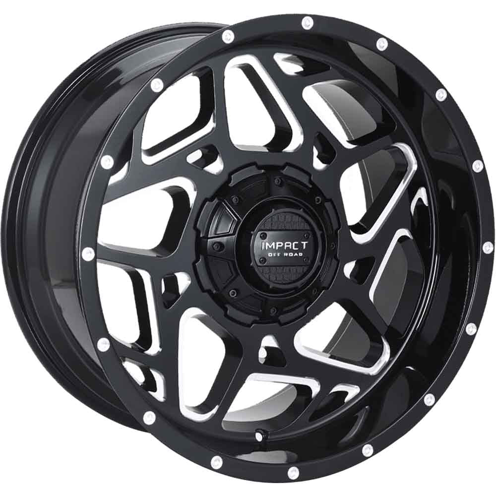 Impact Offroad 822 Black Milled Wheel