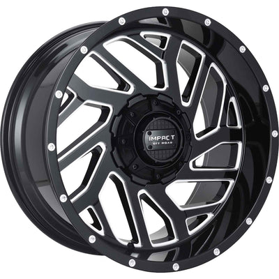 Impact Offroad 823 Black Milled Wheel