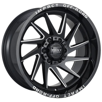 Impact Offroad 824 Black Milled Wheel
