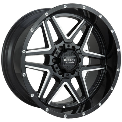 Impact Offroad 831 Black Milled Wheel