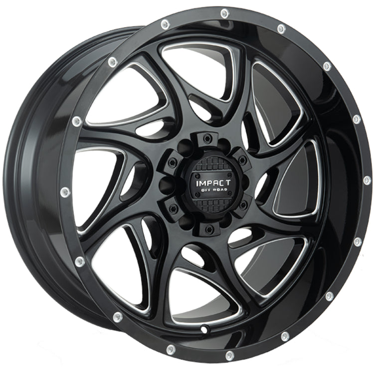 Impact Offroad 832 Black Milled Wheel