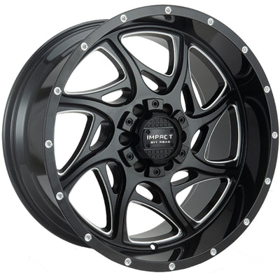 Impact Offroad 832 Black Milled Wheel
