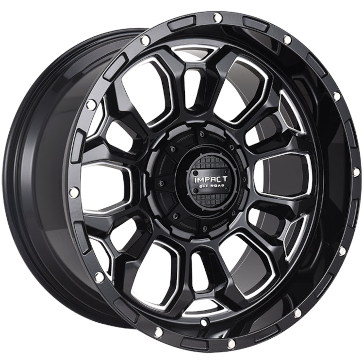 Impact Offroad 901 Black Milled Wheel