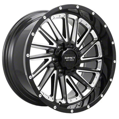 Impact Offroad 903 Black Milled Wheel