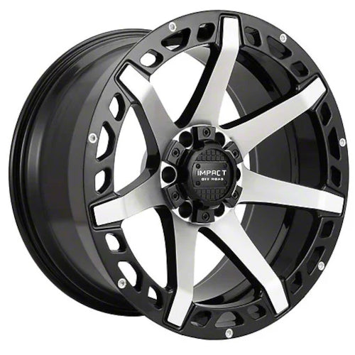 Impact Offroad 904 Black Machined Wheel