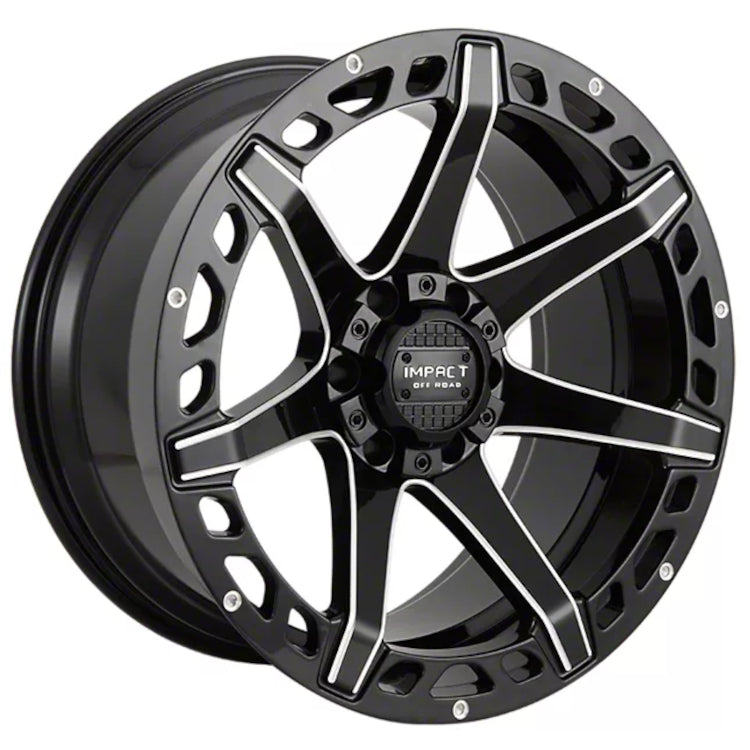 Impact Offroad 904 Black Milled Wheel
