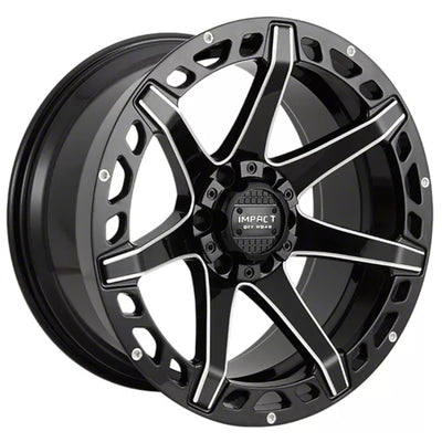 Impact Offroad 904 Black Milled Wheel